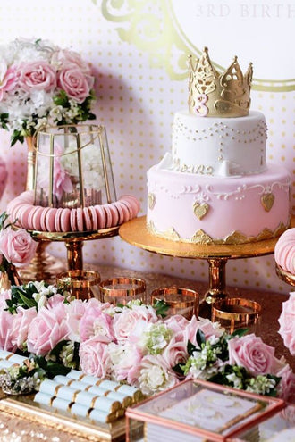 Pink Princess Party Dessert Stand