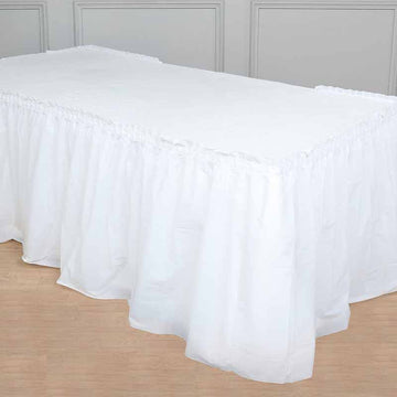 14ft Disposable Table Skirts