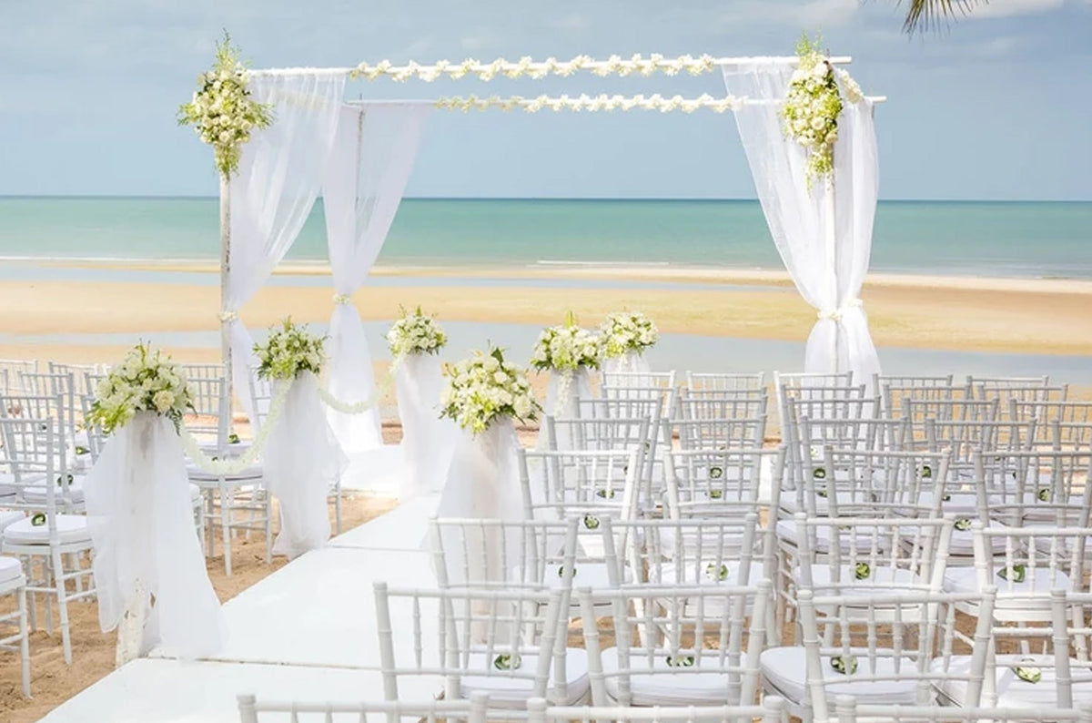 Beach Backdrops - Wedding Reception Decorations - Wedding Canopy