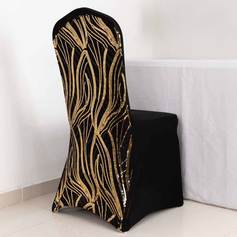 Spandex Banquet Chair Cover - Black - Prestige Linens
