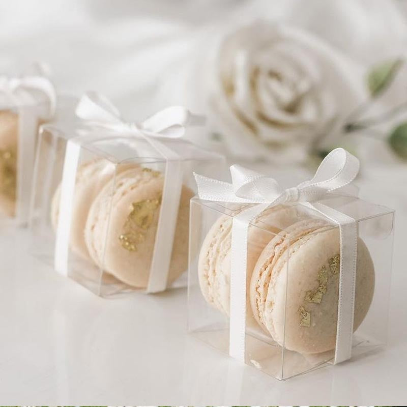50 PCS Wedding Guest Favors Light Peach Wedding Candy Boxes