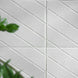 40 Sq Ft White 3D Foam Alligator Skin Wall Panels Self Adhesive Ceiling Tiles
