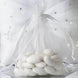 10 Pack | 4x6inch White Organza Drawstring Wedding Party Favor Gift Bags