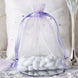 10 Pack | 5x7inch Lavender Lilac Organza Drawstring Wedding Party Favor Gift Bags