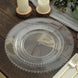10-Pack Clear Plastic Dessert Plates – 8inch Round with Beaded Rim, Disposable for Parties & Events