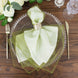 10 Pack | Olive Green Sheer Organza Decorative Dinner Table Napkins - 23x23inch