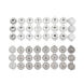 10 Pack Silver Sunflower Diamond Rhinestones Napkin Holders With Velcro, Elegant Wedding Napkin Ring