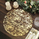 10 Pack | 13inch Metallic Gold Foil Mesh Table Placemats