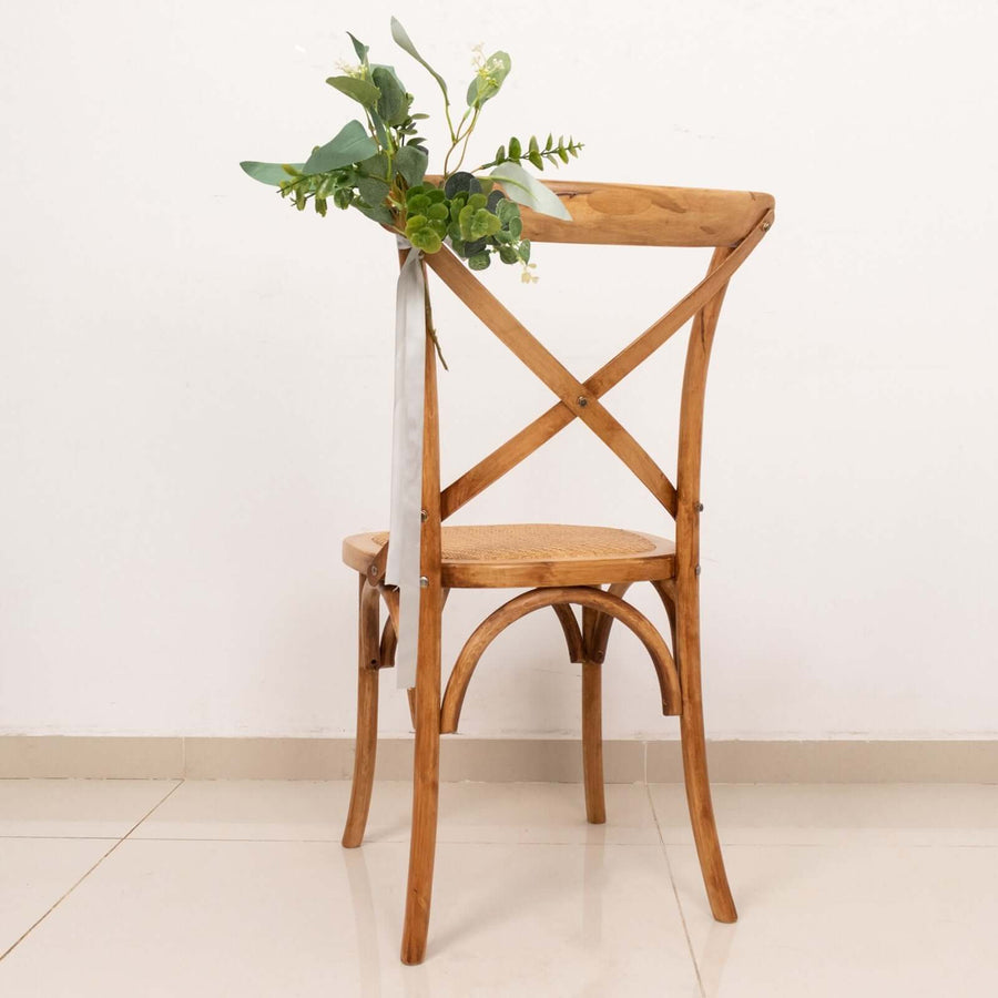 100 Yards 7/8" Silver Satin Ribbon