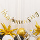 10ft Pre-Strung Metallic Gold Foil Happy Anniversary Banner, Party Photo Backdrop