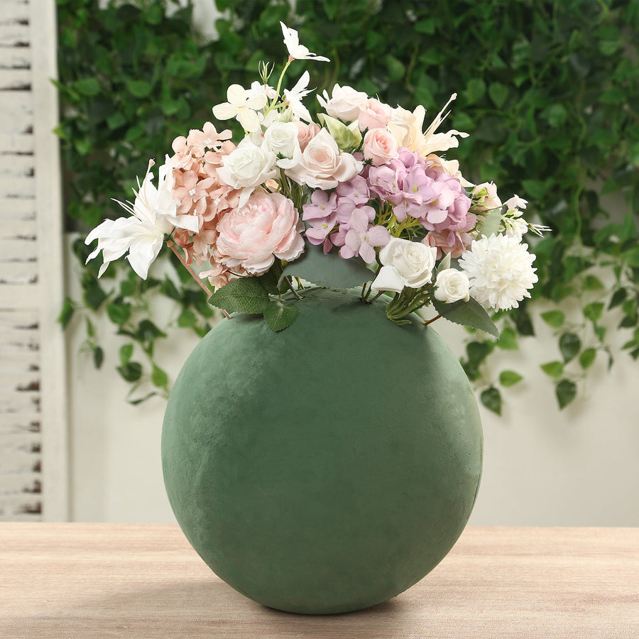 12inch Green DIY Flower Arrangements Craft Foam Ball, Smooth Floral Foam Ball