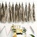 12 PCS Pre-Tied Paper Fringe Tassel Garland, Paper Tinsel Curtains - Antique Gold