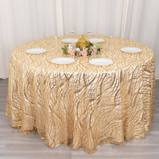 Create a Luxurious Atmosphere with the Embroidered Sequins Tablecloth Create a Luxurious Atmosphere with the Embroidered Sequins Tablecloth