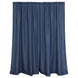 2 Pack Navy Blue Polyester Event Curtain Drapes, 10ftx8ft Backdrop Event Panels With Rod Pockets
