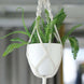 2 Pack | White 5.5Inch Plastic Planter Pots, Indoor Plant Pot For Hanging Macrame Planter Holder