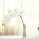 2 Stems | 40inch Tall White Artificial Silk Orchid Flower Bouquets