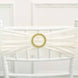 20 Pack | 2.5inch Gold Diamond Circle Napkin Ring Pin, Rhinestone Chair Sash Bow Buckle