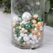 200Pcs Assorted Green, Gold and White Lustrous Faux Pearl Beads Vase Fillers