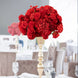 22-Inch Red Silk Flower Grand Centerpiece – Pre-Arranged Artificial Rose, Hydrangea
