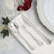 24 Pack Silver Classic Heavy Duty Plastic Silverware Set, Utensil Set - 7inch ,6inch
