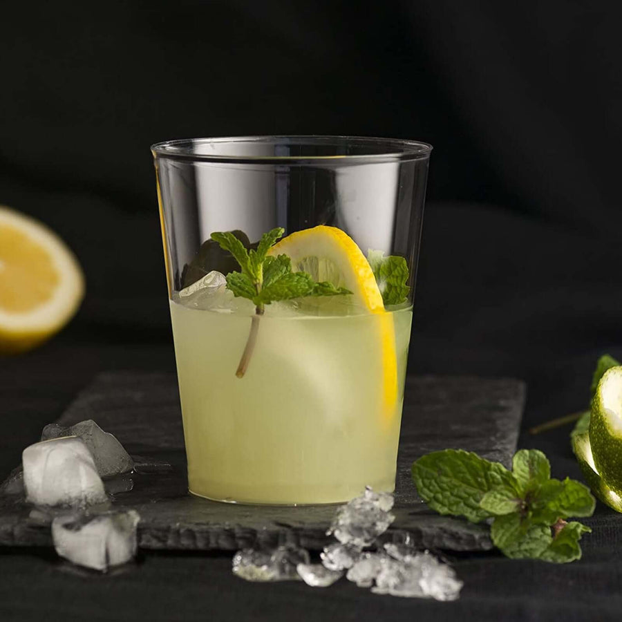 25 Pack | 10oz Clear Crystal Collection Plastic Disposable Cups