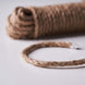 33FT | 8mm Natural Jute Rope Twine String, DIY Craft Rope