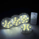 4 Pack White Waterproof Submersible LED Vase Lights With IR Remote#whtbkgd_99