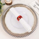 4 Pack Red Acrylic Napkin Rings