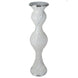 40 inch Magical Mermaid Style Mirror Mosaic and Pearl Studded Floor Vase#whtbkgd_99
