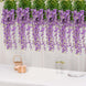 5 Pack | 44inch Purple Artificial Silk Hanging Wisteria Flower Vines