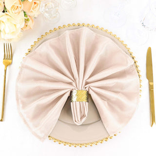 Blush Seamless Cloth Dinner Napkins - Add Elegance to Your Tablescape Blush Seamless Cloth Dinner Napkins - Add Elegance to Your Tablescape