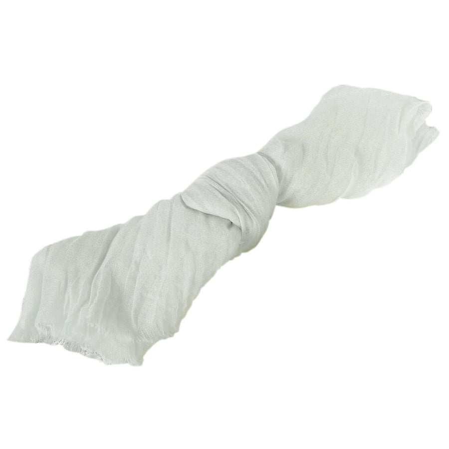 5 Pack | Ivory Gauze Cheesecloth Boho Dinner Napkins | 24x19Inch