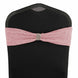 5 Pack | Blush / Rose Gold Metallic Shimmer Tinsel Spandex Chair Sashes