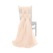 5 Pack | Nude DIY Premium Designer Chiffon Chair Sashes | 22" x 78"