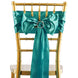5 pack | 6inch x 106inch Turquoise Satin Chair Sash