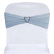 5 Pack | 5inch x 12inch Dusty Blue Spandex Stretch Chair Sash