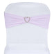 5 Pack | Lavender Lilac Spandex Stretch Chair Sashes | 5inch x 12inch
