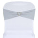 5pc x Chair Sash Spandex - Silver