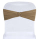 5 Pack | Taupe Spandex Stretch Chair Sashes | 5x12inch