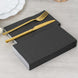 50 Pack | 2 Ply Soft Black Wedding Reception Dinner Paper Napkins