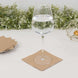 Natural Soft 2-Ply Disposable Cocktail Napkins, Paper Beverage Napkins - 18 GSM