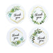 500pcs|1.5inch Round Thank You Stickers Roll With Greenery Frames, DIY Envelope Seal Labels