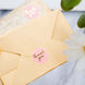 Round Thank You Stickers Roll with Gold Foil Text, Envelope Seal Labels - Rose Gold | Blush