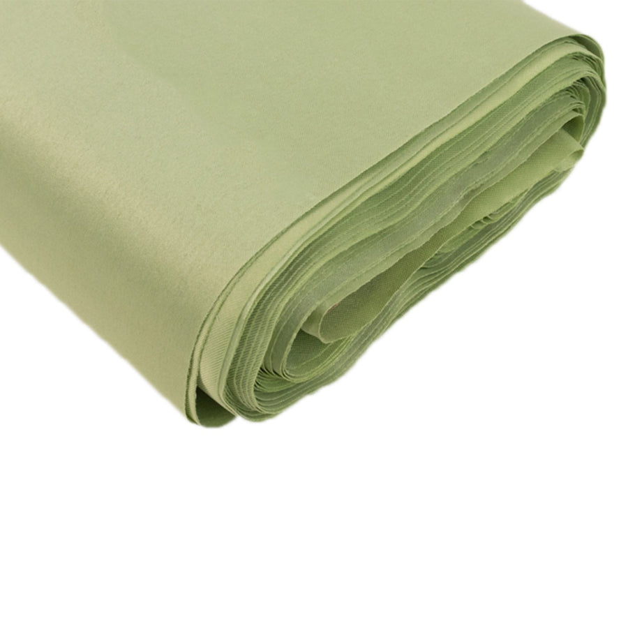 Light green fabric roll for crafts and decor projects