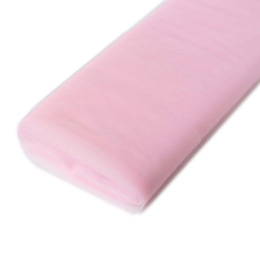 54inch x 40 Yards Pink Tulle Fabric Bolt, DIY Crafts Sheer Fabric Roll