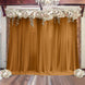 Gold Sheer Backdrop Drape – 5ft x 14ft Wedding Arch & Ceiling Decor Panel, Wrinkle-Resistant