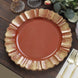 6 Pack 13inch Round Terracotta (Rust) Acrylic Plastic Charger Plates
