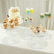 6-Tier Clear Acrylic Cake Stand Set, Cupcake Holder Dessert Pedestals