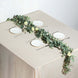 6ft | Green/Ivory Artificial Eucalyptus Leaf, Rose Flower Garland Vine