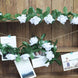 6ft | White Artificial Silk Rose Garland UV Protected Flower Chain